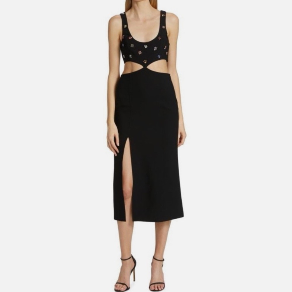 Cinq à Sept Black Embellished Dress